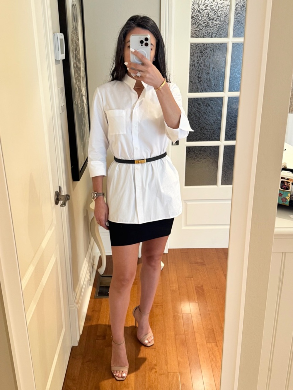 NEW❗️Zara White Button-Up Shirt